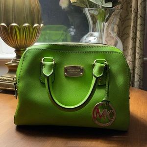 Lime Green Micheal Kors Handbag
